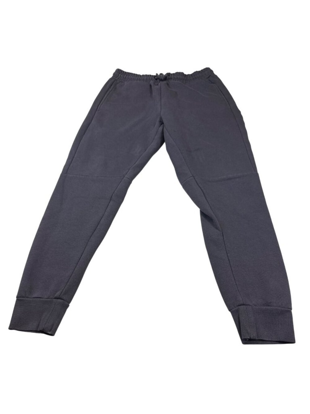 Nicce Mens Dark Jogger Pant Embroidered Logo Elastic Waist large FLAW (MM505)